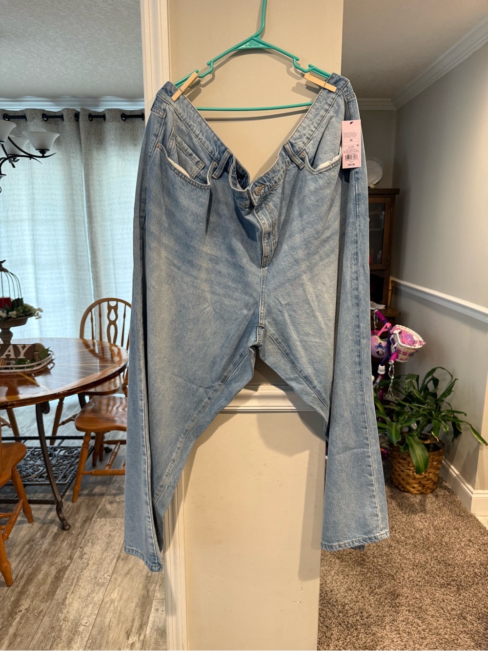 wild fable Light Blue High-Rise Wide Leg Jeans